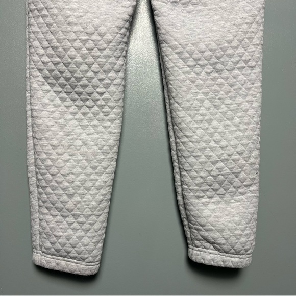 Marine Layer Women’s Corbet Quilted Jogger Sweatpants Light Gray Size M - Picture 6 of 10